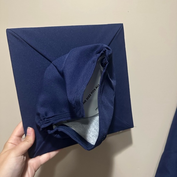 Navy Blue Graduation Gown and Cap Set - Picture 6 of 6